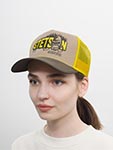 Бейсболка STETSON арт. 7765101 TRUCKER CAP APE SUSTAINABLE (коричневый / желтый)